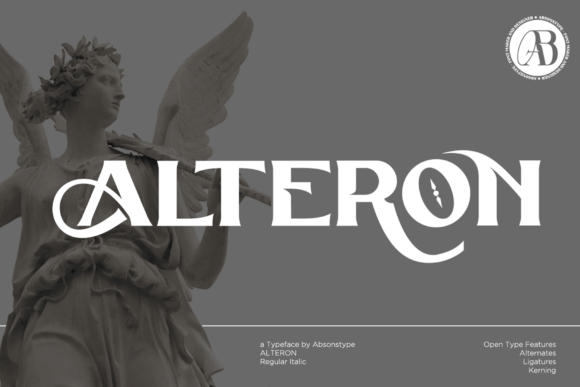 Alteron: A Serif Display Font That Feels Like a Thoughtful Pause