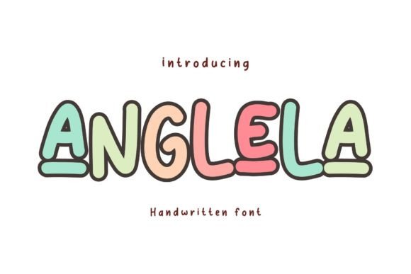 Anglela: A Playful Handwritten Font for Digital Branding