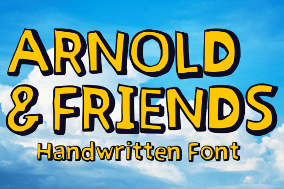Arnold Friends: A Display Font That Feels Like a Warm ’90s Hug