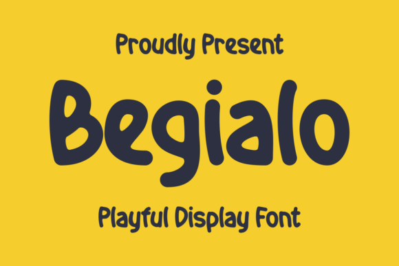 Begialo: A Playful Display Font That Makes Your Brand Instantly Memorable