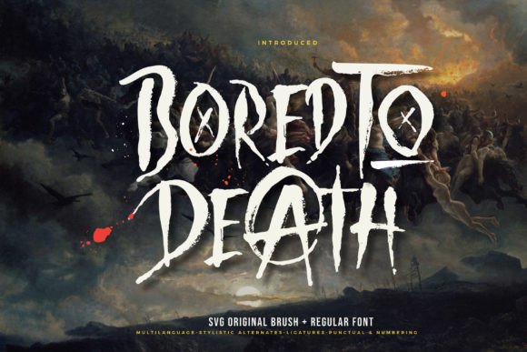 Bored to Death: A Bold Display Font That Gives Your Brand Personality