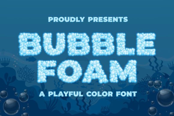 Bubble Foam: A Playful Display Font for Digital Brands