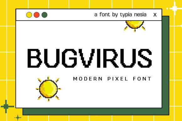 Bugvirus Pixel Font: Retro Charm That Builds Brand Recognition