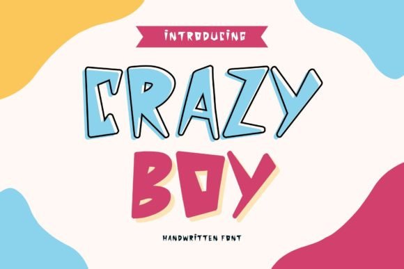 Crazy Boy: A Playful Display Font for Editorial Design