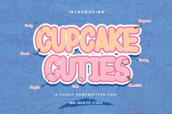 Cupcake Cuties: A Handwritten Display Font with Warmth and Whimsy