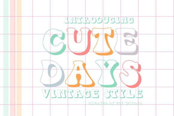 Cute Days: A Playful Display Font That Builds Brand Charm