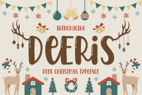 Deeris: A Festive Display Font That Delivers Holiday Charm