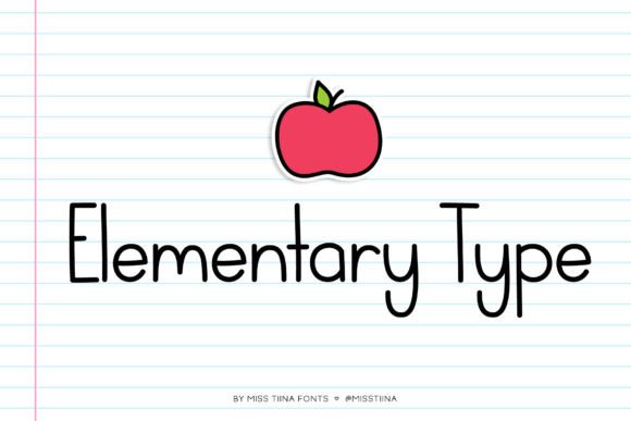 Elementary Type: A Playful Display Font for Editorial Charm