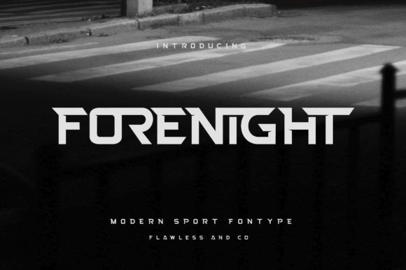 Forenight: A Dynamic Display Font for Editorial Energy