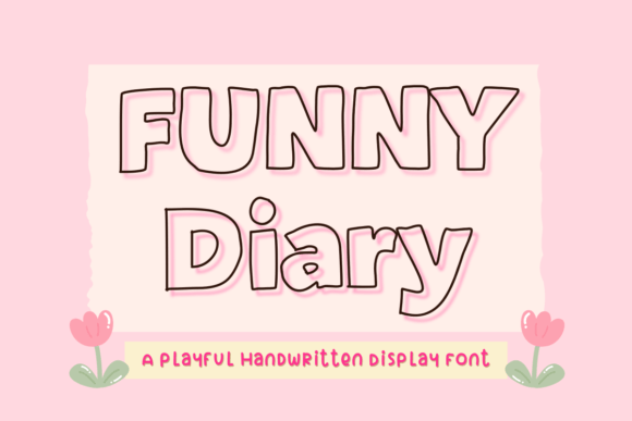 Funny Diary: A Playful Handwritten Typeface for Light-Hearted Editorial Moments