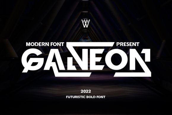 Ganeon: A Futuristic Display Font That Feels Luxurious, Not Clinical