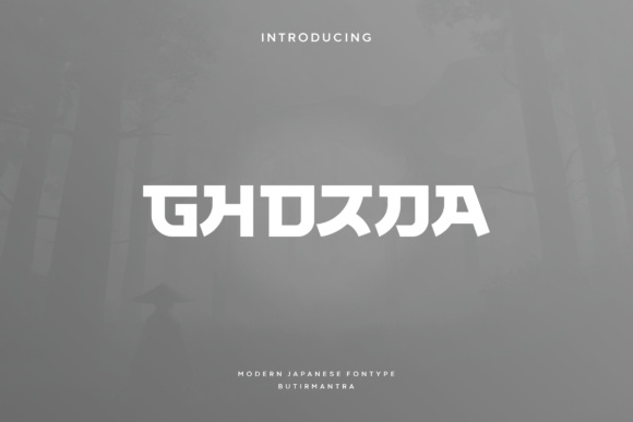 Ghozda: A Bold, Japanese-Inspired Display Font for Crafters