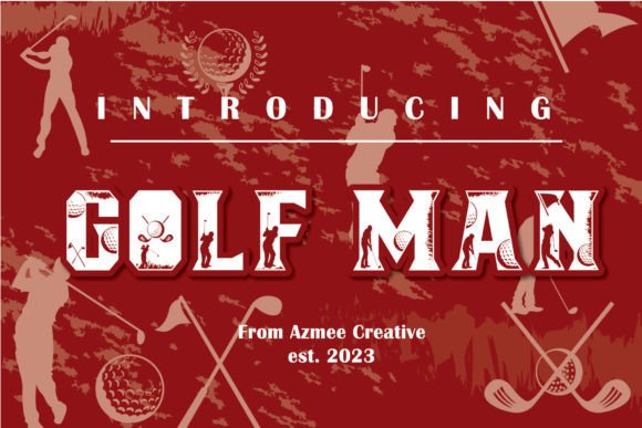 Golf Man: A Playful, Polished Display Font for Small Business Branding