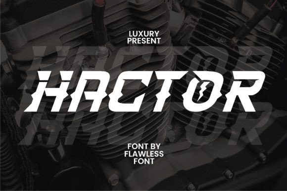 Hactor: A Bold Display Typeface for Impactful Web Headlines
