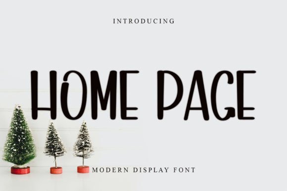 Home Page Font: Your Display Typeface for Clear, Elegant Campaign Headlines
