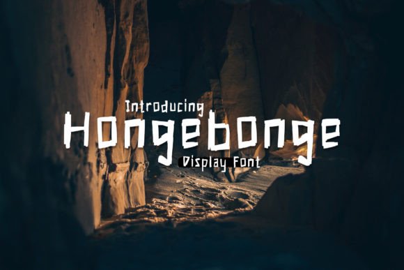 Hongebonge: A Display Font with Classic Marker Charm