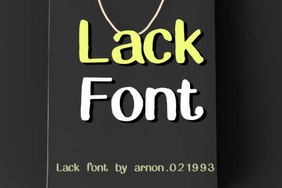 Lack Font: A Display Typeface That Cuts Through the Feed