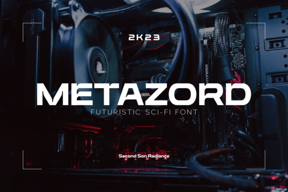 Metazord: A Futuristic Display Font for Bold Digital Identity