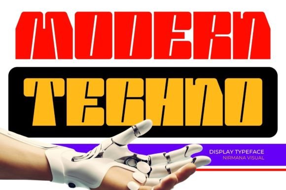 Modern Techno: A Display Font That Speaks Quiet Confidence