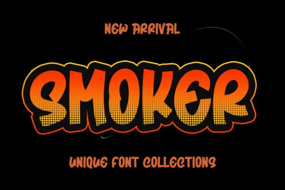 Smoker Font: A Display Typeface for Bold Digital Identity