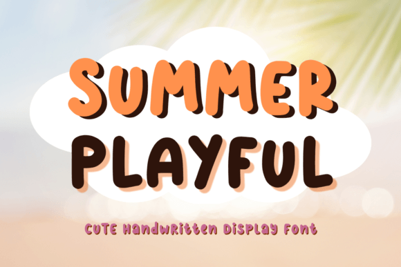 Summer Playful: A Display Font That Feels Like Sunlight on Paper