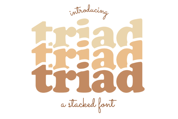 Triad: A Display Font That Makes Your Brand Feel Intentional