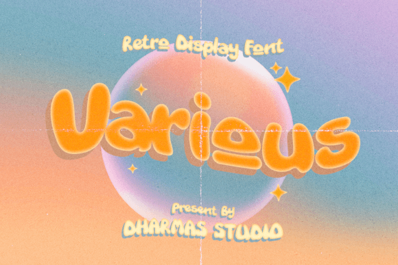 Various: A 2000s-Inspired Display Font That Feels Hand-Painted, Not Digital