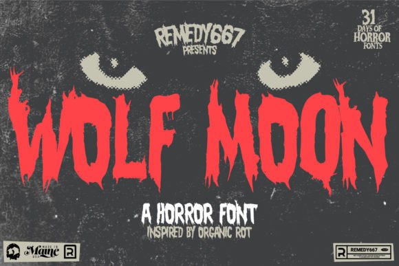 Wolf Moon: A Gritty Display Font for Bold Digital Branding