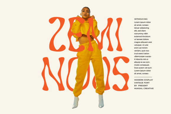 Zeminous: A Retro Display Font That Elevates Digital Branding
